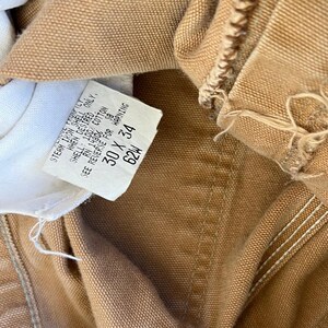Carhartt brown double knee work wear carpenter pants 30x34 image 7