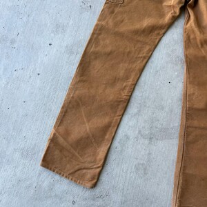 Carhartt brown double knee work wear carpenter pants 30x34 image 8