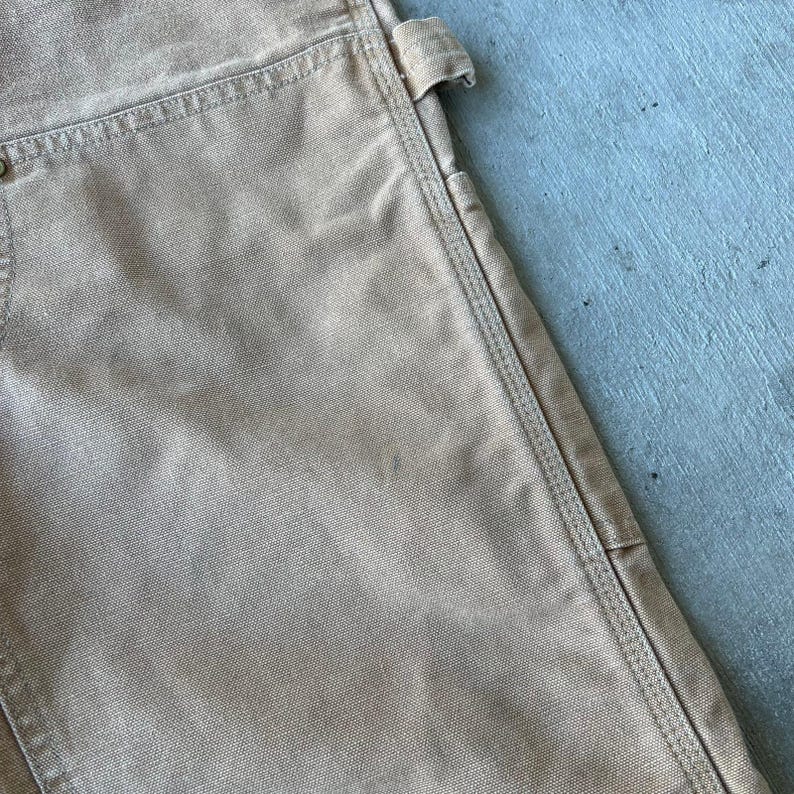 Carhartt brown double knee work wear carpenter pants 30x34 image 8