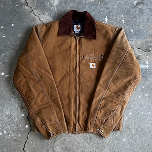 Carhartt J001 BRN brown Detroit work wear jacket Medium