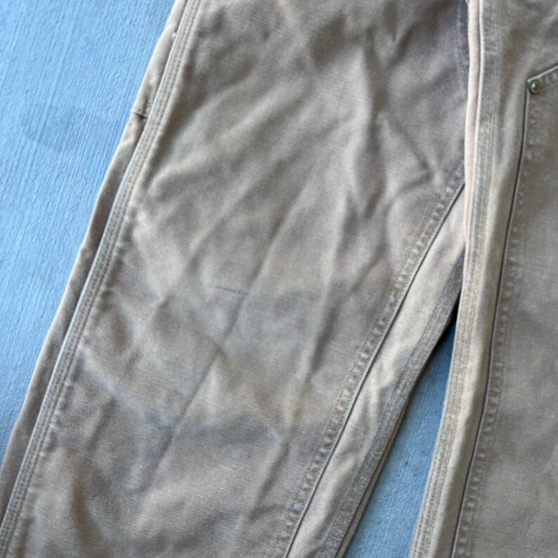 Carhartt brown double knee work wear carpenter pants 30x34 image 4