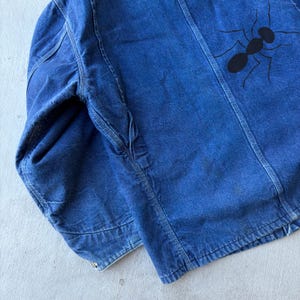 Carhartt denim large chore work wear jacket image 6