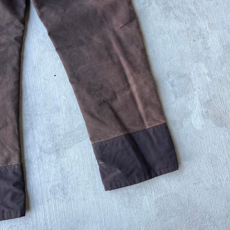 Carhartt faded brown insulated double knee work wear carpenter pants image 8