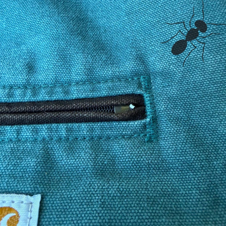 Carhartt WJ097 DTL teal green Detroit WOMENS work wear jacket image 6