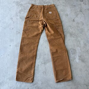 Carhartt brown double knee work wear carpenter pants 30x34 image 5
