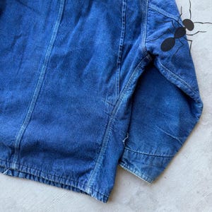 Carhartt denim large chore work wear jacket image 7