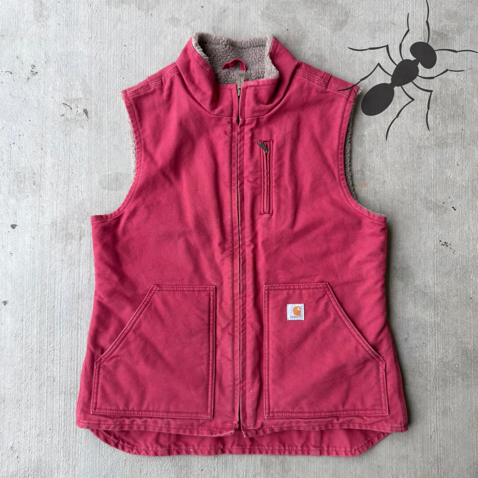 Pink Carhartt Vest - Etsy Canada