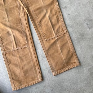 Carhartt brown double knee work wear carpenter pants image 4