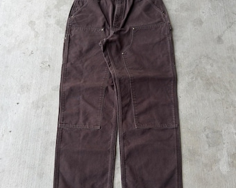 Vintage 1990s Carhartt Double Knee Work Pants Size 38 X 32 / 90s