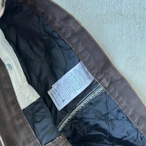 Carhartt faded brown insulated double knee work wear carpenter pants image 7