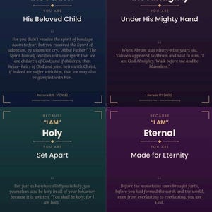 I AM Scripture Identity Cards