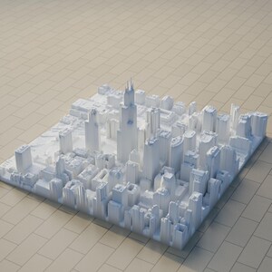 Modelo 3D personalizado en formato STL para cualquier ubicación en EE. UU. - Mapa topográfico de terreno - Archivo de impresión 3D personalizado - Descarga digital a medida