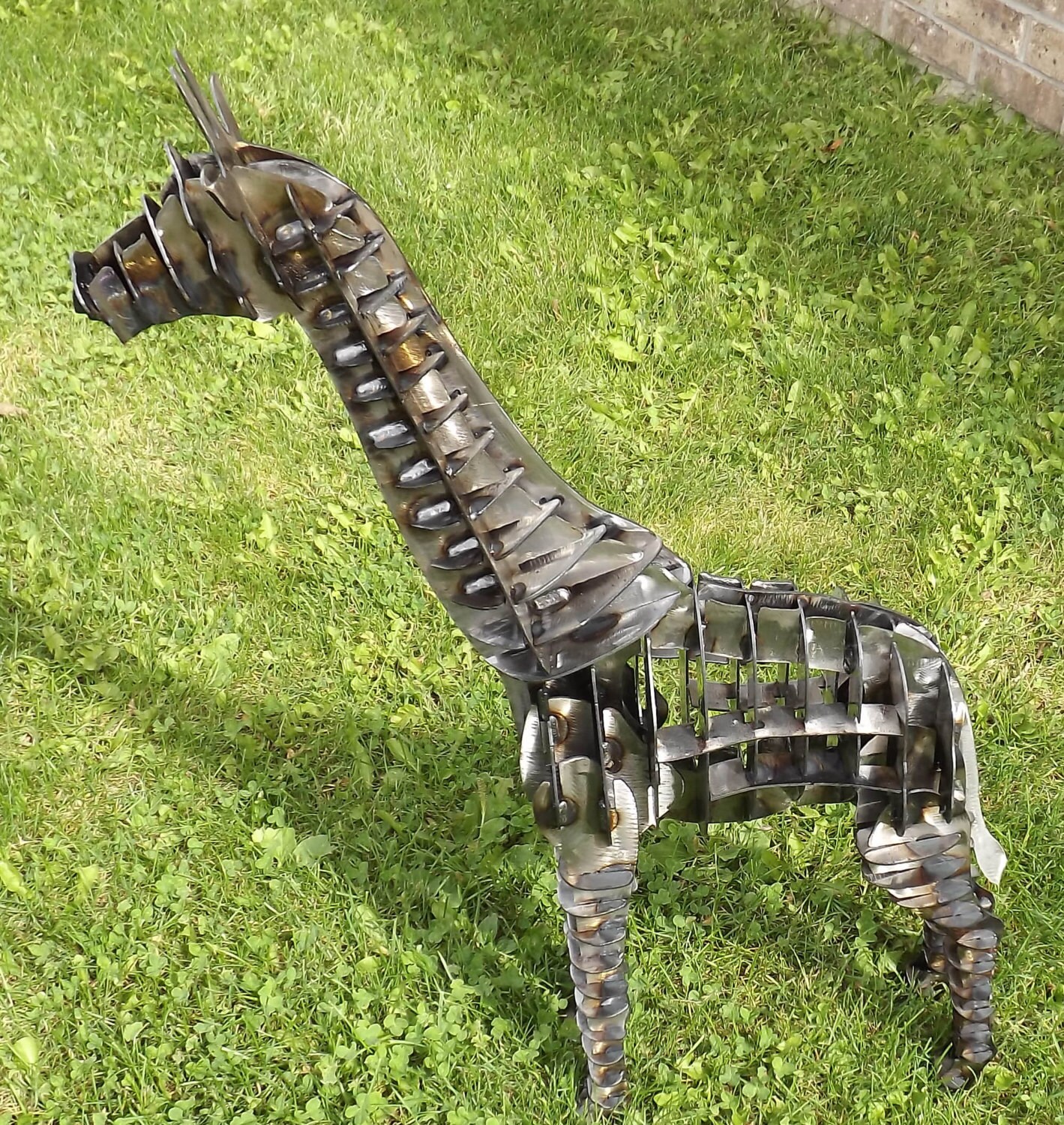 Giraffe Metal Art Steel Art Giraffe Garden Art Giraffe by - Etsy