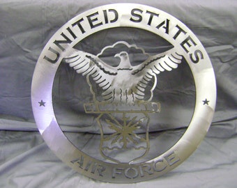 Air Force Metal Art Sign