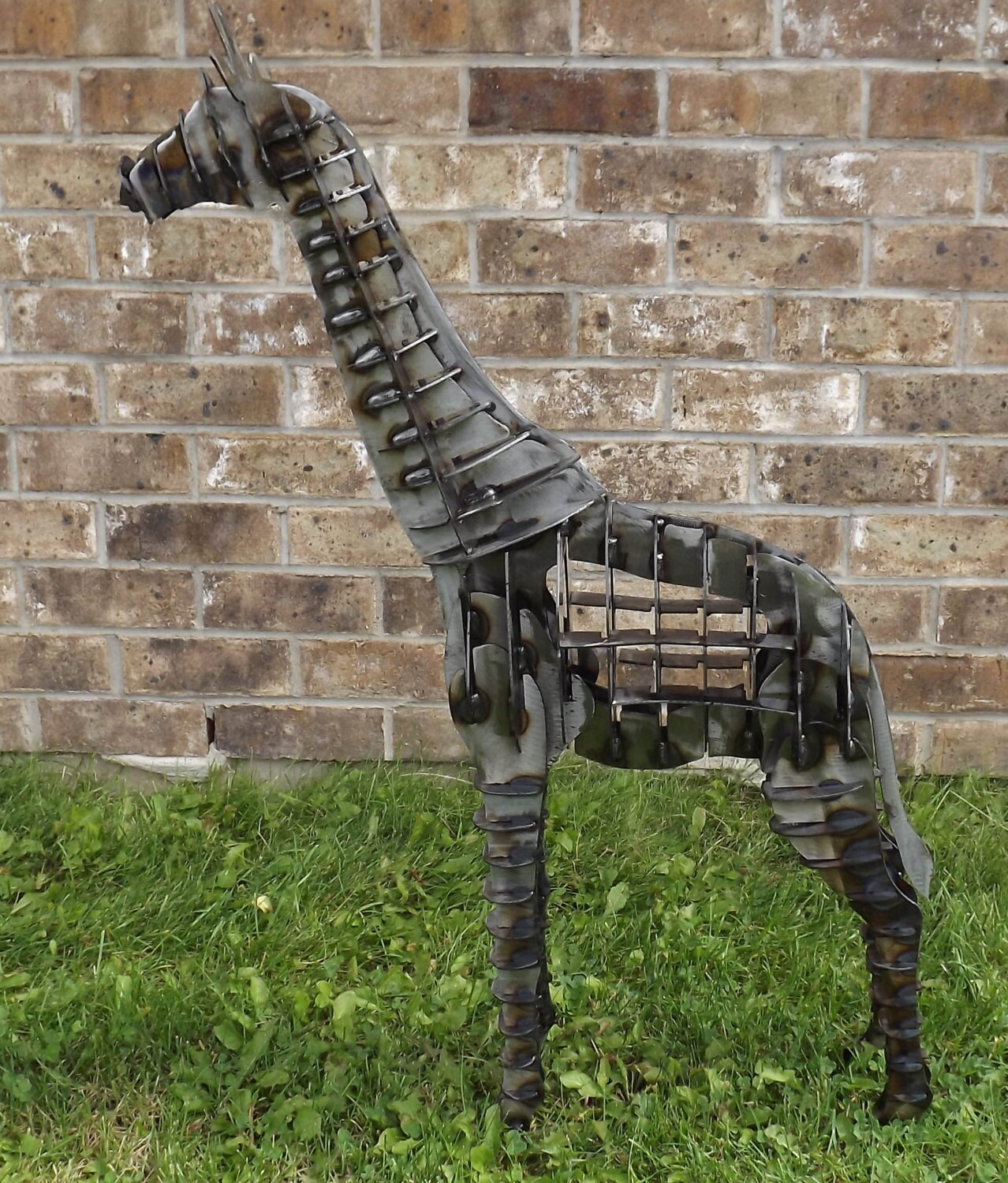 Giraffe Metal Art Steel Art Giraffe Garden Art Giraffe by - Etsy