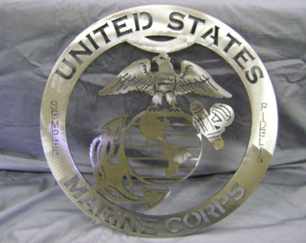 Marines Metal Art Sign
