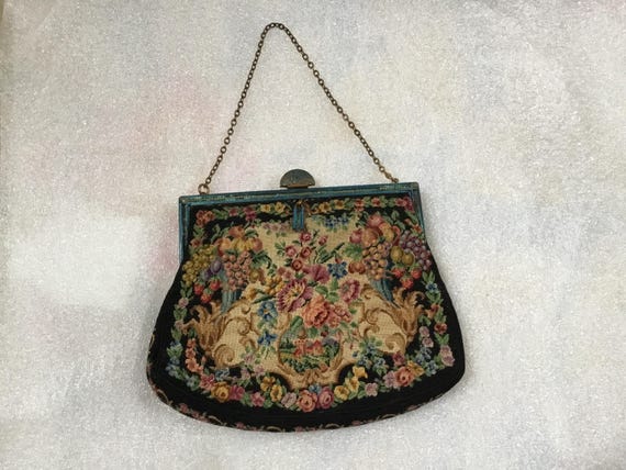Vintage Petit Point Handbag
