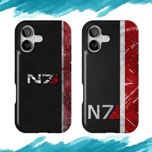 n7 - Funda de Mass Effect para iPhone 17, 16, 15, 14, 13, Samsung S25, S24, S23, S22, Pixel 10 Pro, 9A