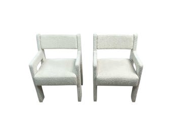 Lulu and Georgia Sun At Six Morel Fabric Armchair Set of 2 - Stylish Seating