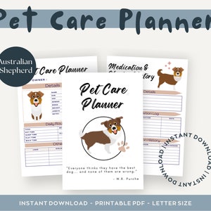 Pet Care Planner - Australian Shepherd