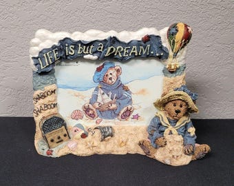 Boyds Bears & Friends Photo Frame Figurine Wilson...Life Is But A Dream #27350