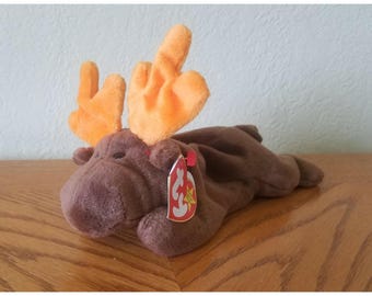 Ty Beanie Babies - Chocolate the Moose Style 4015 (1993)