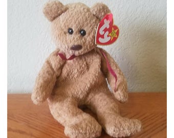 Ty Beanie Babies - Curly the Bear Style 4052 (1993)