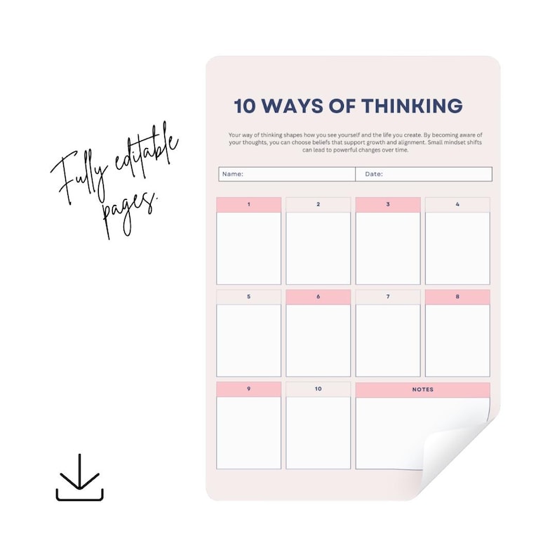 Cognitive Architecture Blueprint Digital Download Mental Model Guide ...