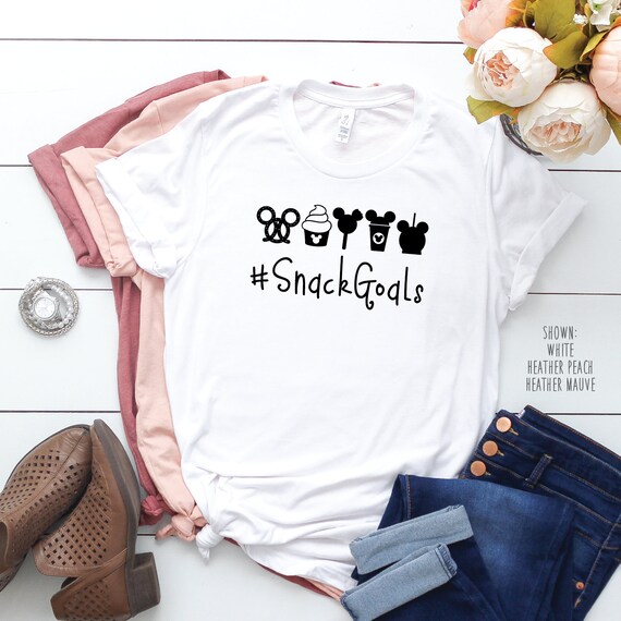snack goals disney shirt
