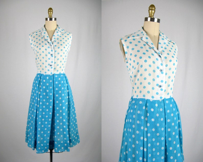 polka dot dress 70s
