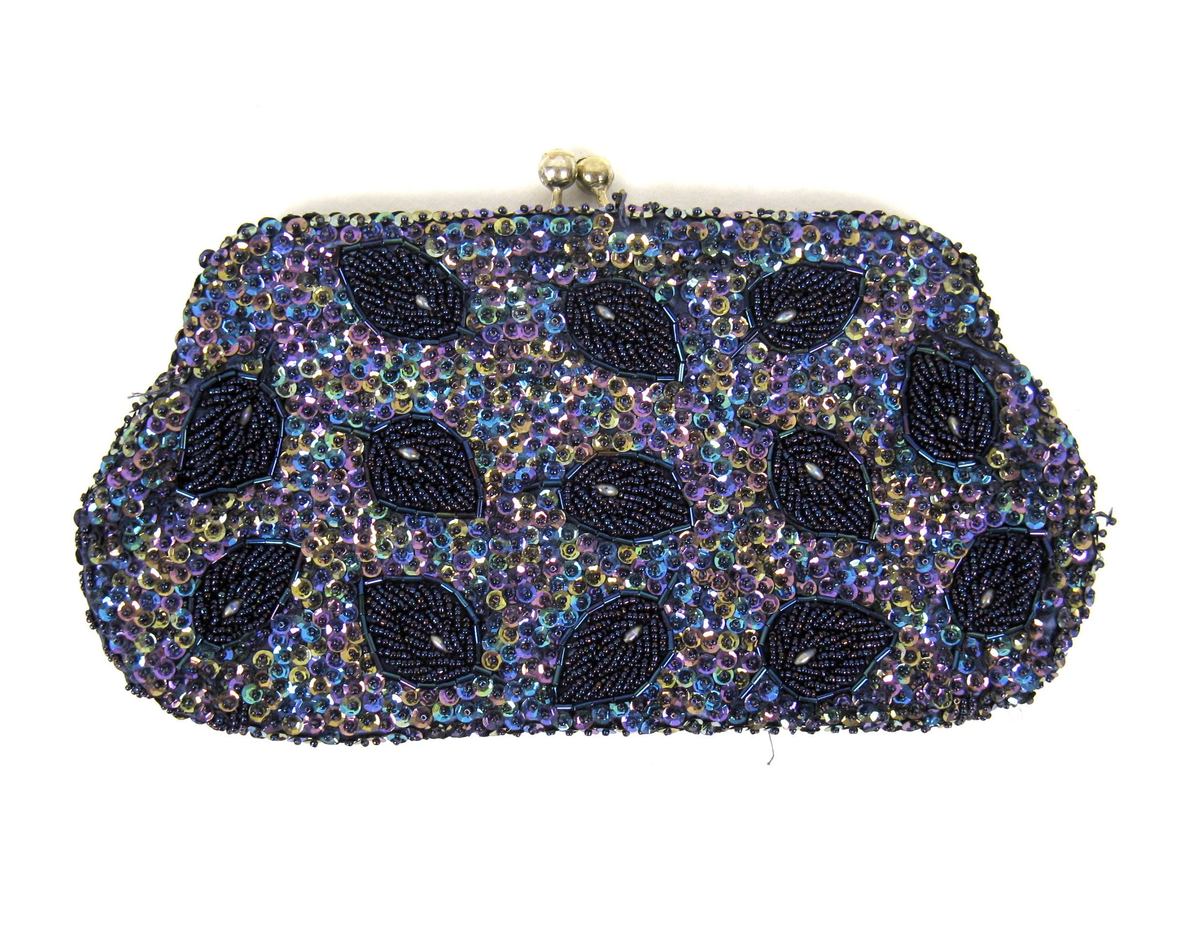 Vintage Iridescent Sequin & Pearl Purse La Regale – The Jewelry Lady's Store