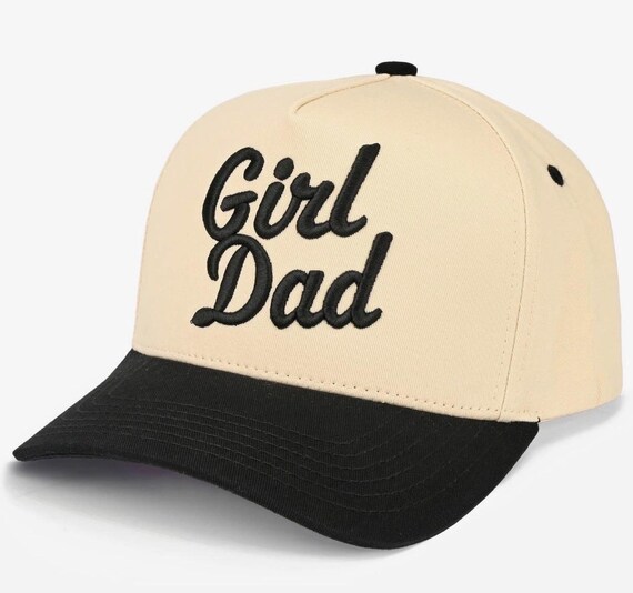 Girl Dad Hat | Embroidered Dad Cap | Father of Daughters Gift | Trendy Dad Hat | Baby Shower Gift for Dad | New Dad Gift Idea | Adjustable