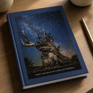 Ancient Tree Night Sky Journal, Hardcover Notebook, Nature Writing Diary, Stargazer Gift Keepsake