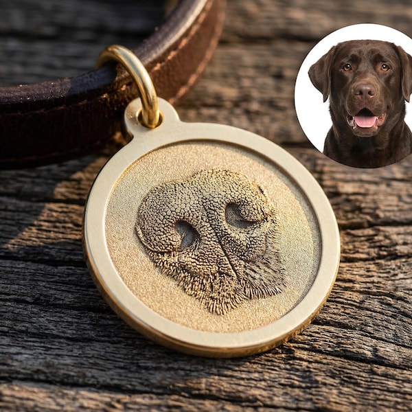 Actual Dog Nose Print Keychain, Pet Memorial Gift, Engraved Pet Loss Keepsake, Dog Mom Keychain, Pet Remembrance