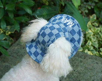 Regalo para amantes de las mascotas, gorro personalizado para perros, regalo único para perros, gorro personalizado para gatos, gorro para perros con orificios para las orejas, gorra bordada para mascotas, regalo para cachorros