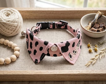 Collar personalizado para cachorros, collar personalizado para perros, nombre bordado, regalos para mascotas, accesorios para perros, regalo para ella, collar para gatos
