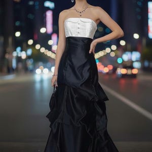 green emerald velvet dress Tuxedo Gown main image 1