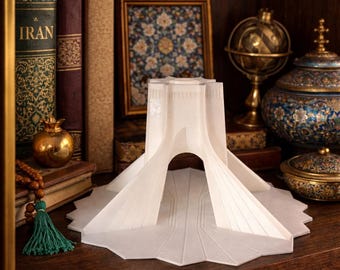 Azadi Tower Statue 3D Printed Persian Architecture Sculpture Tehran Landmark Collectible Display Piece