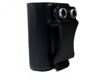 Medtronic Insulin Pump Holster - Standard Black with Silver Bling