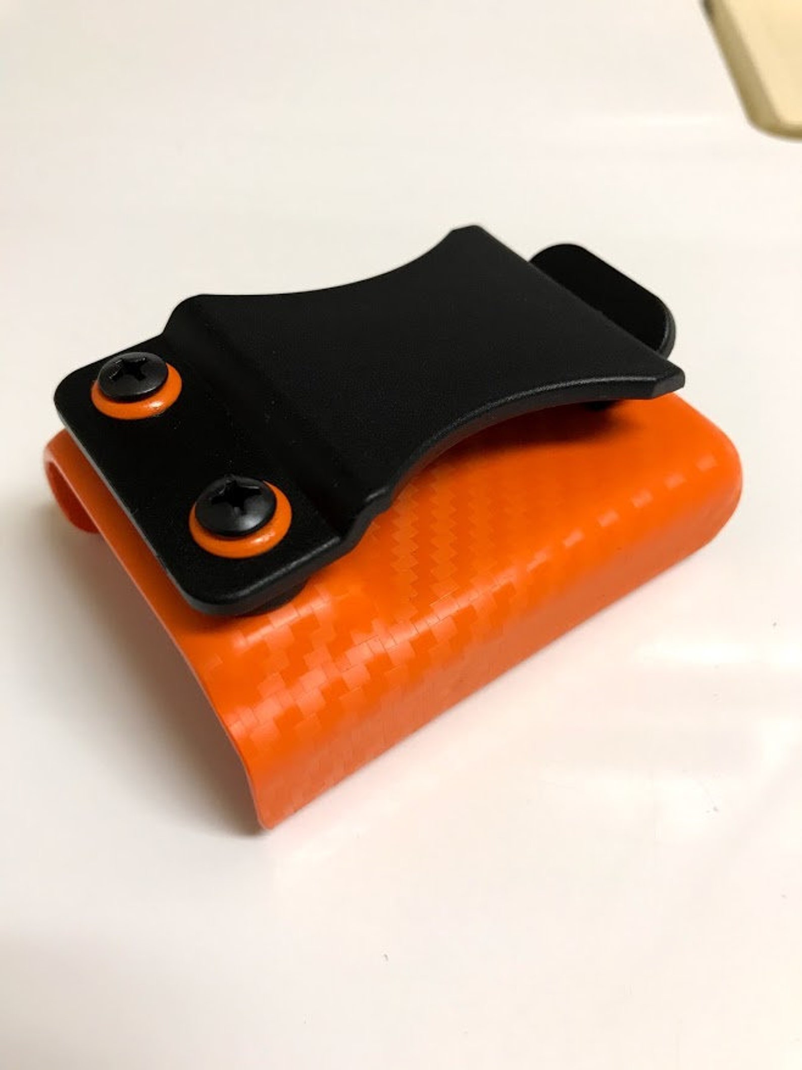 Insulin Pump Holster Tandem TSlim Custom Made Orange Black Etsy