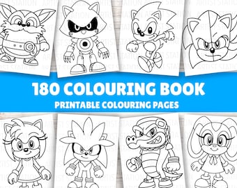 Video Game Colouring Book | 180 Sheets | Kids Colouring Activity | Kids Colouring pages | Digital Download PDF