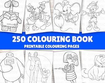 Mouse Park Colouring Book | 250 Sheets | Kids Colouring Activity | Kids Colouring pages | Digital Download PDF