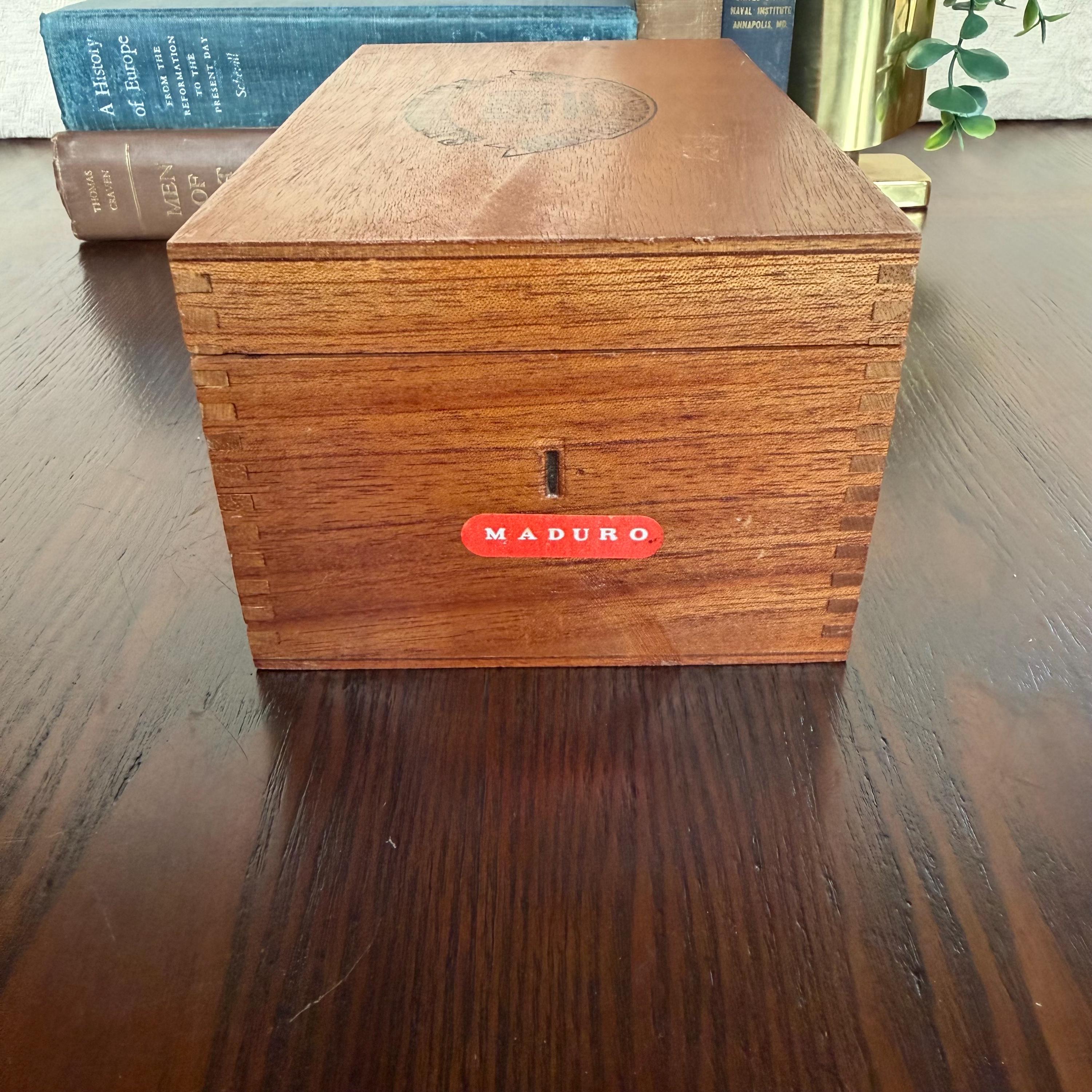 Vintage Santa Clara 1830 Cigar Box | Wooden Keepsake Box | San