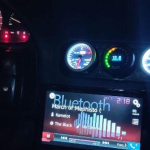 200SX Triple Gauge Panel – Replaces Center Vents (Fits 3x 52mm Gauges)