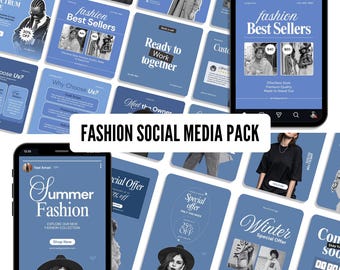 Plus de 175 modèles de boutiques pour réseaux sociaux Canva