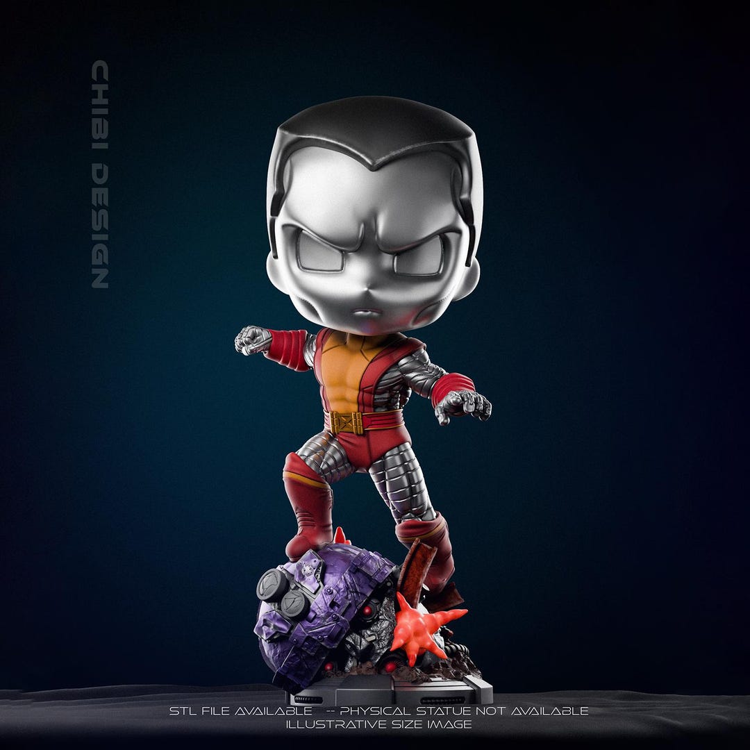 Colossus Chibi STL Figure for 3D Printing - Etsy