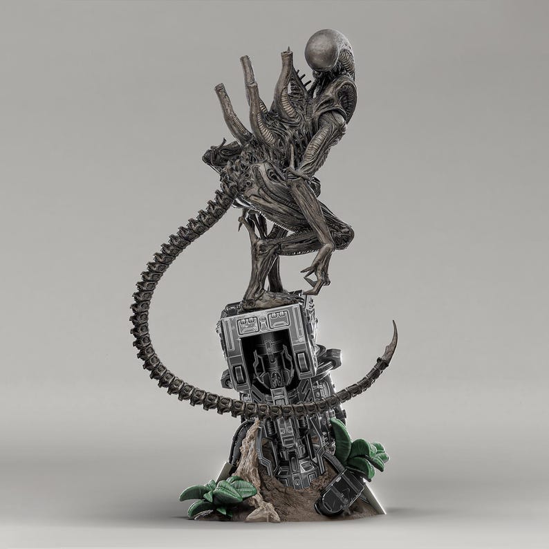 Alien Xenomorph Fanart STL Figure for 3D Printing - Etsy Canada