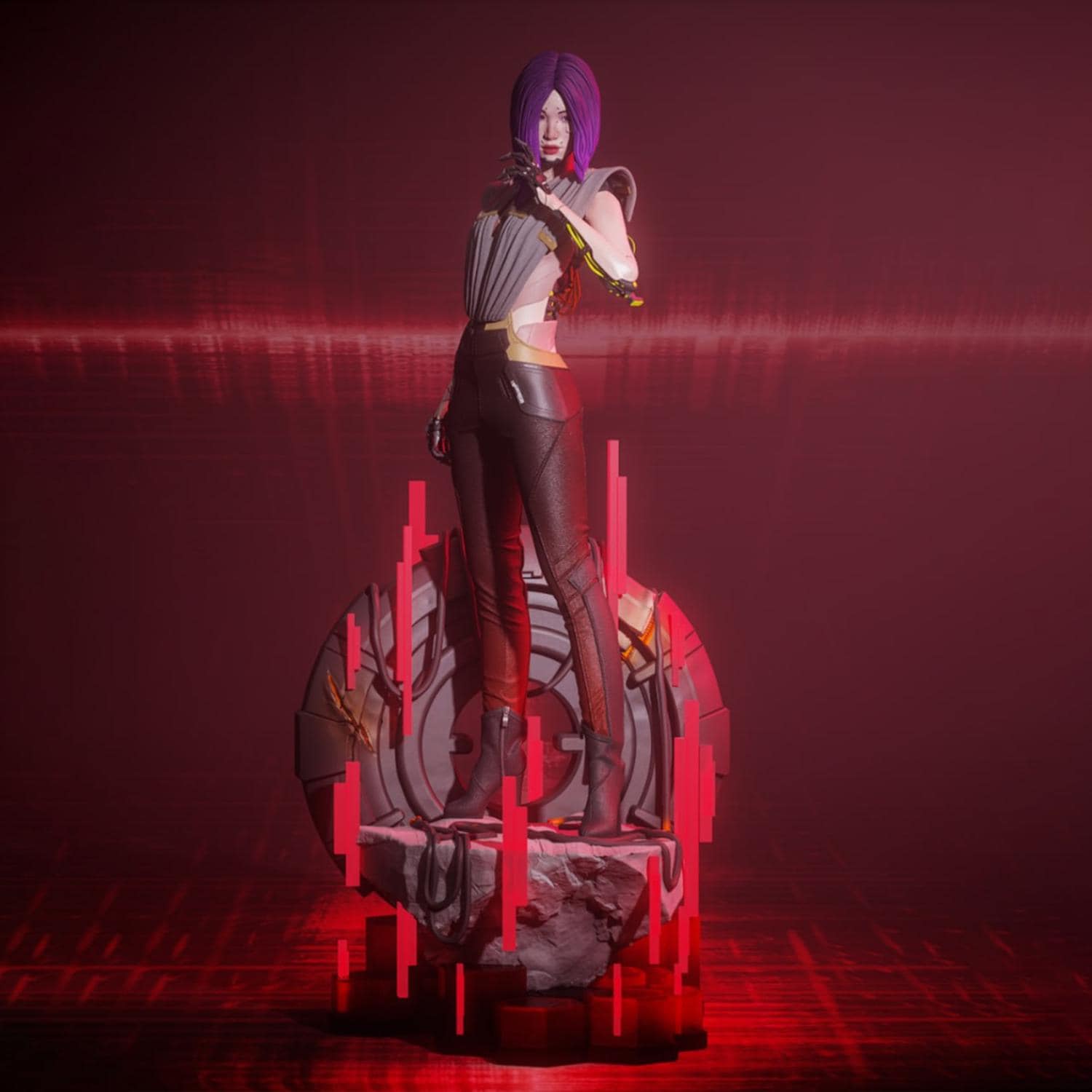 Songbird statue cyberpunk - Etsy 日本