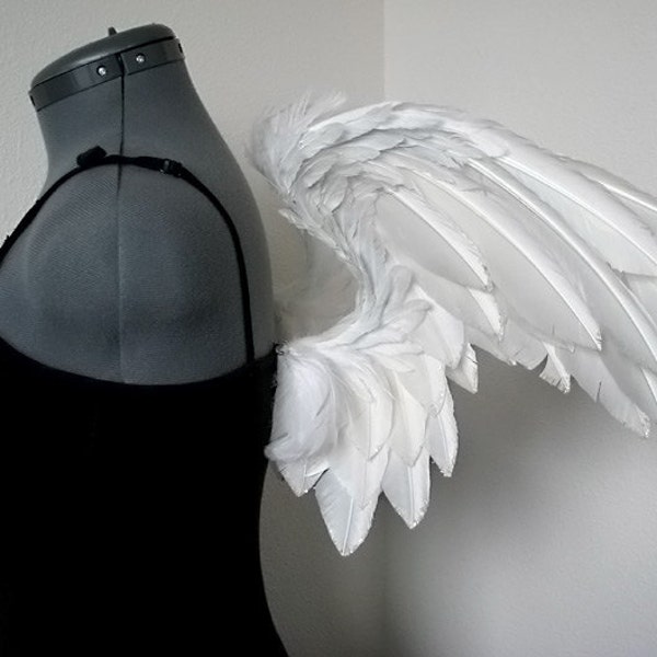 White Angel Costume Wings - Handmade - "Cielo"