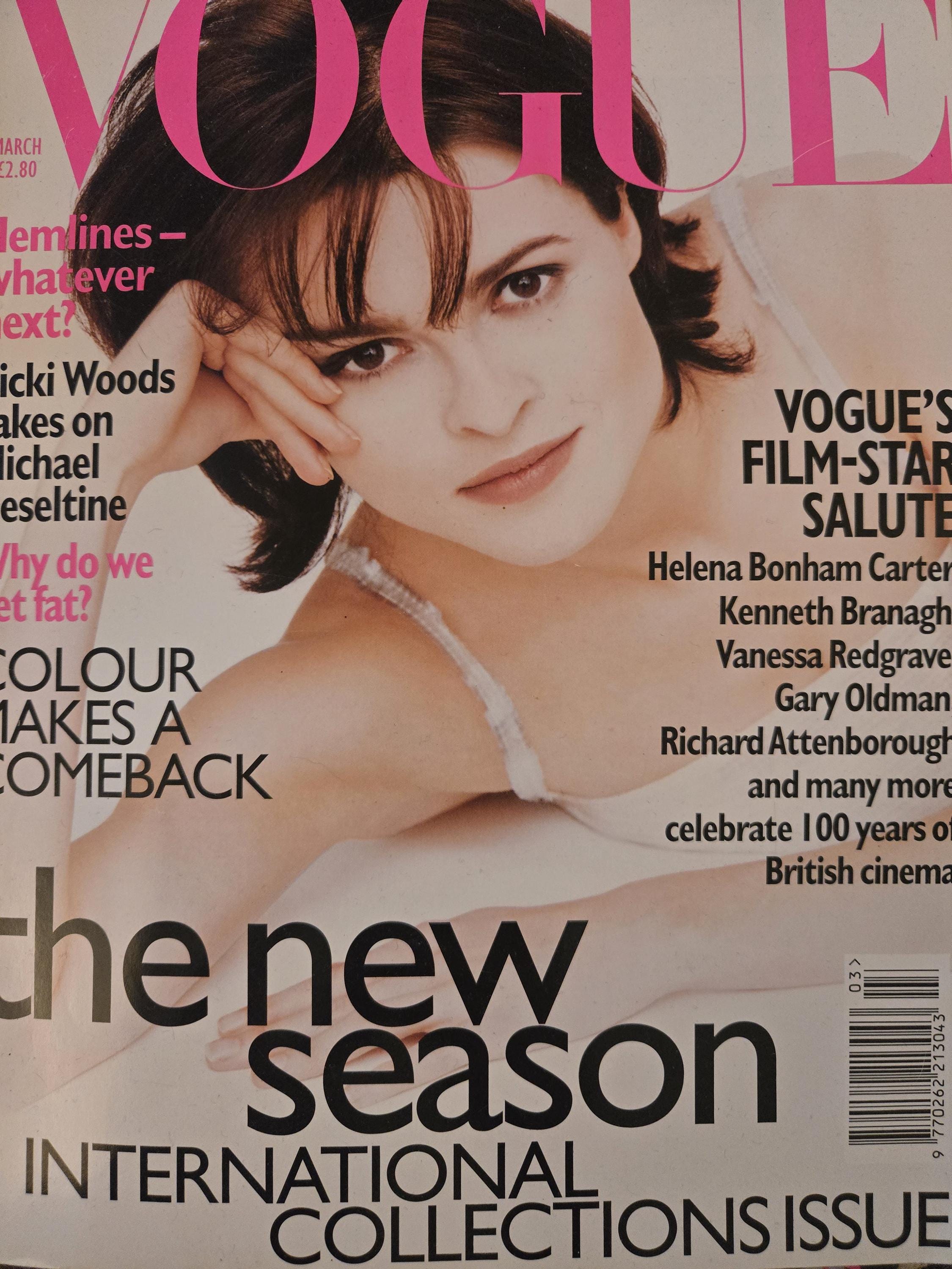 British Vintage Vogue Magazine Collection 1996 – British Fashion